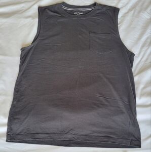 Gray Sleeveless Tank Top